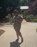 Monochrome Muse Romper